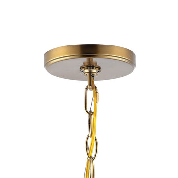 Bee 13.5" Modern Bohemian Iron/Glass LED Pendant - JONATHAN Y